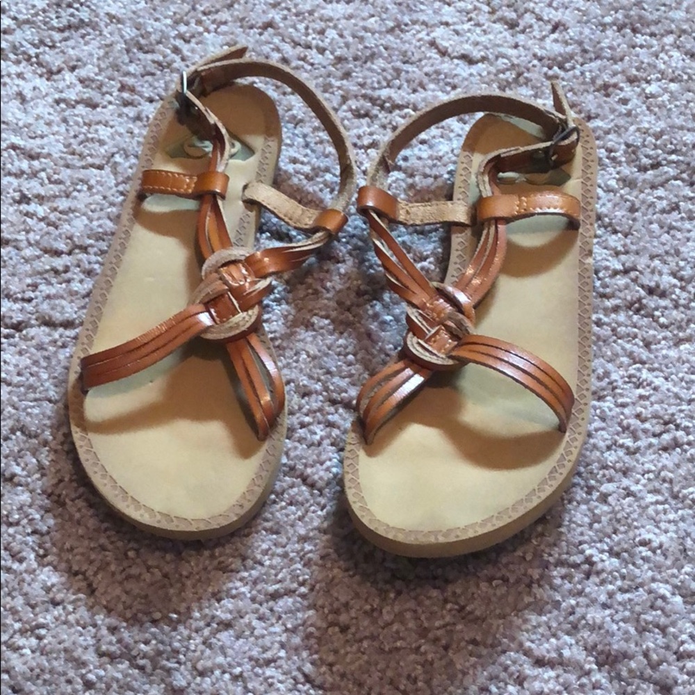 Leather sandals